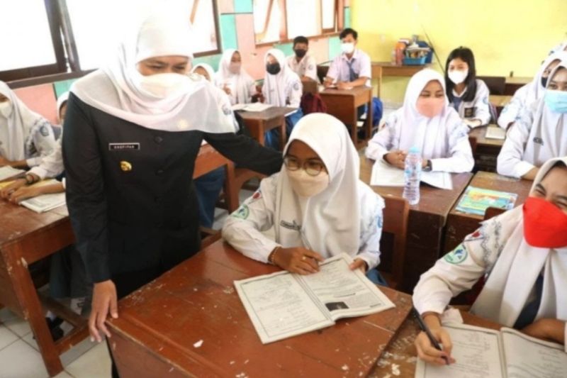 Penuhi Syarat, 24 Kabupaten/Kota Jatim Boleh PTM 100 persen Setiap Hari