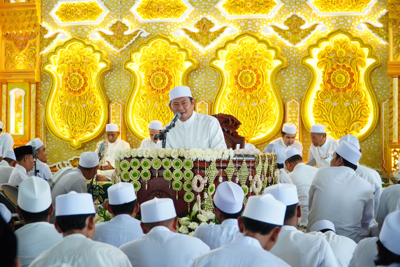 Sambut HJL 456, Ribuan Jamaah Al Khidmah Do'akan Keberhasilan Pembangunan Lamongan